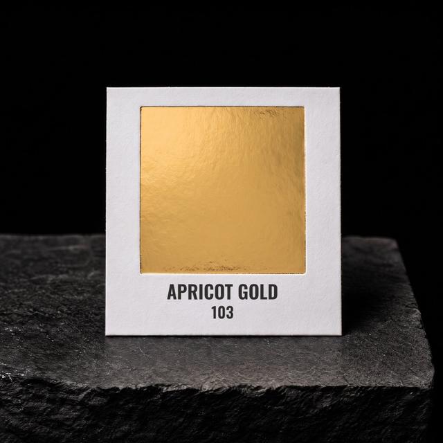Apricot Gold foil chip