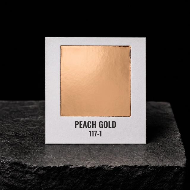 Peach Gold foil chip