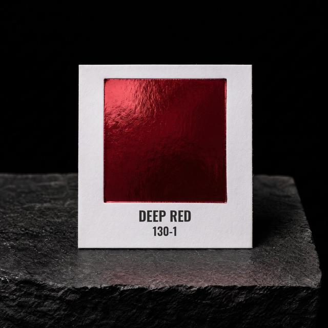 Deep Red foil chip