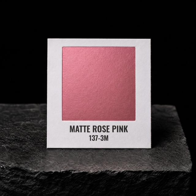 Matte Rose Pink foil chip