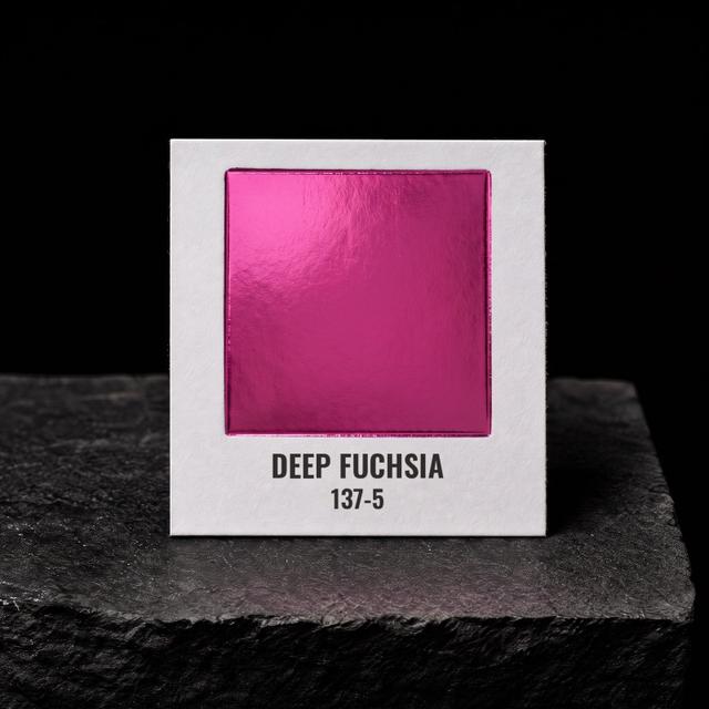 Deep Fuchsia foil chip