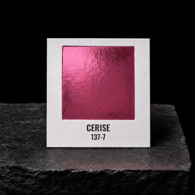Cerise foil chip