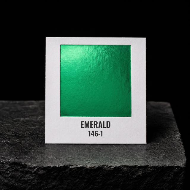 Emerald foil chip