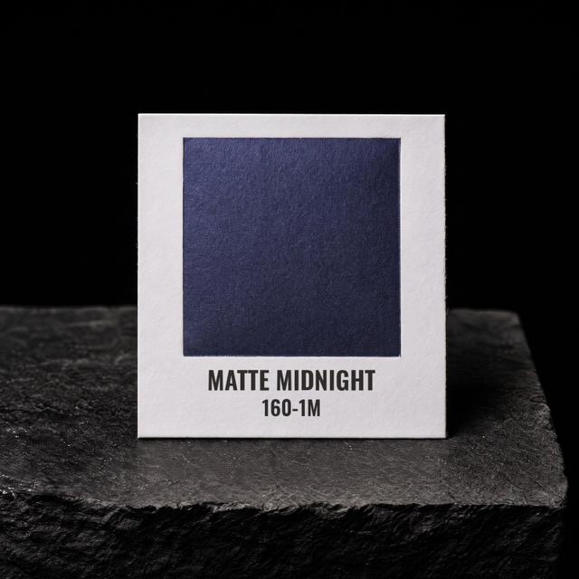 Matte Midnight foil chip