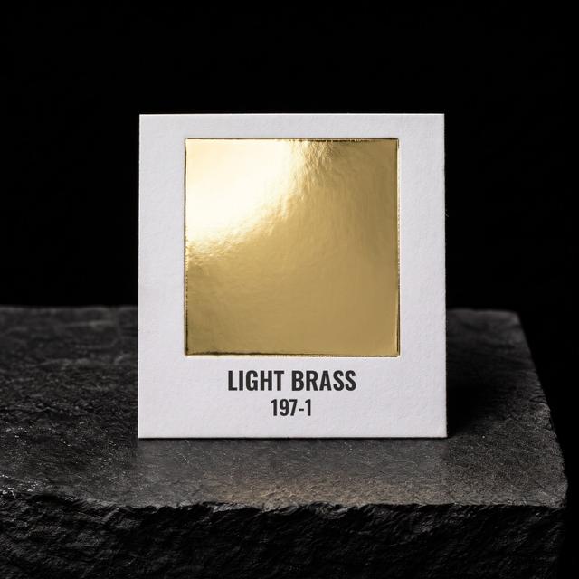 Light Brass foil chip