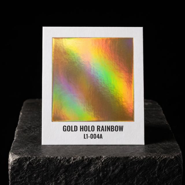 Gold Holo Rainbow foil chip
