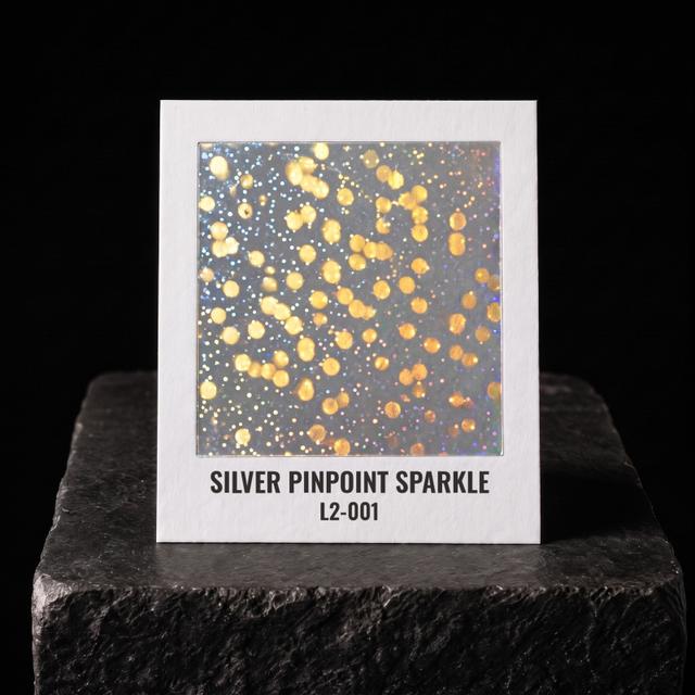 Silver Pinpoint Sparkle foil chip