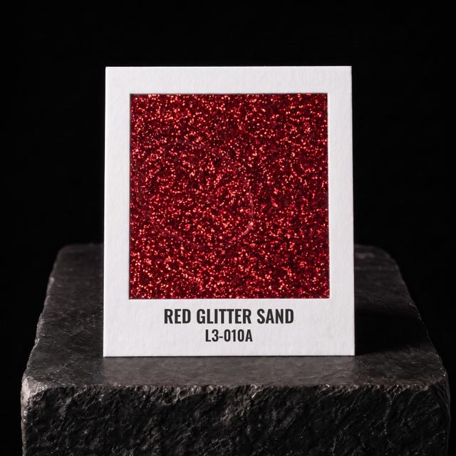 Red Glitter Sand foil chip