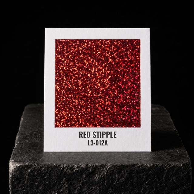 Red Stipple foil chip