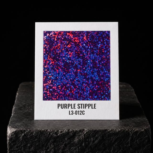 Purple Stipple foil chip