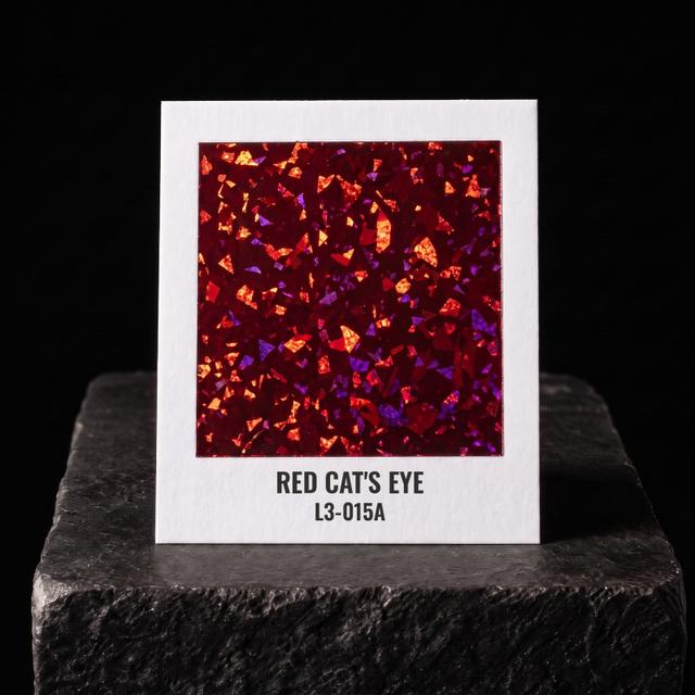 Red Cat's Eye foil chip