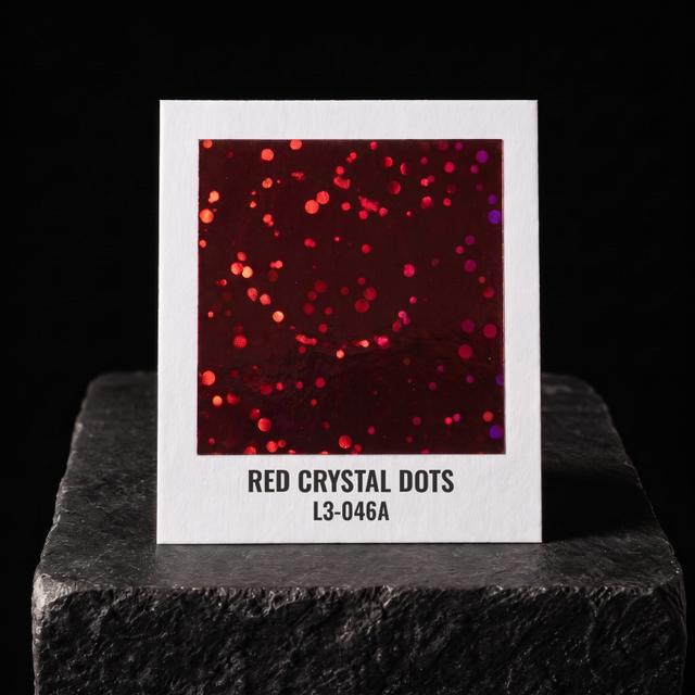Red Crystal Dots foil chip