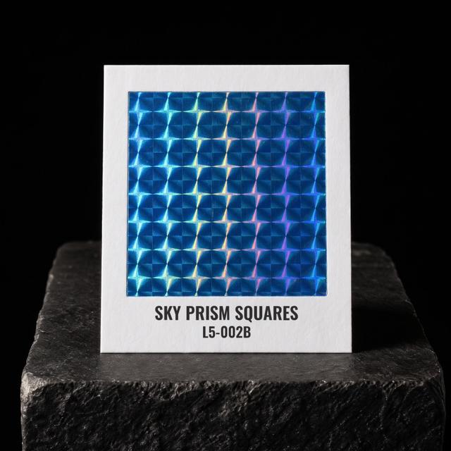 Sky Prism Squares foil chip