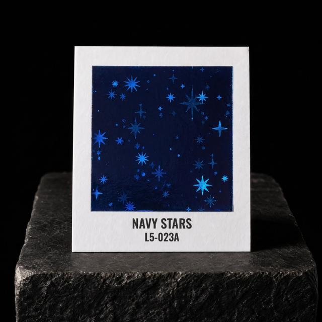 Navy Stars foil chip