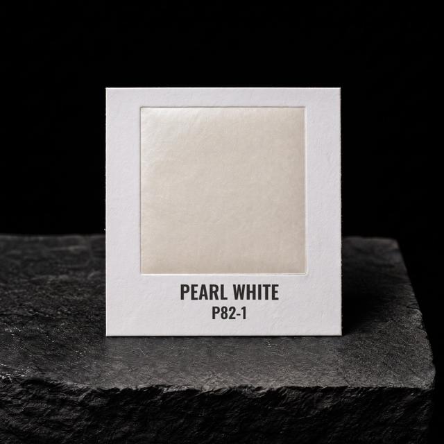 Pearl White foil chip