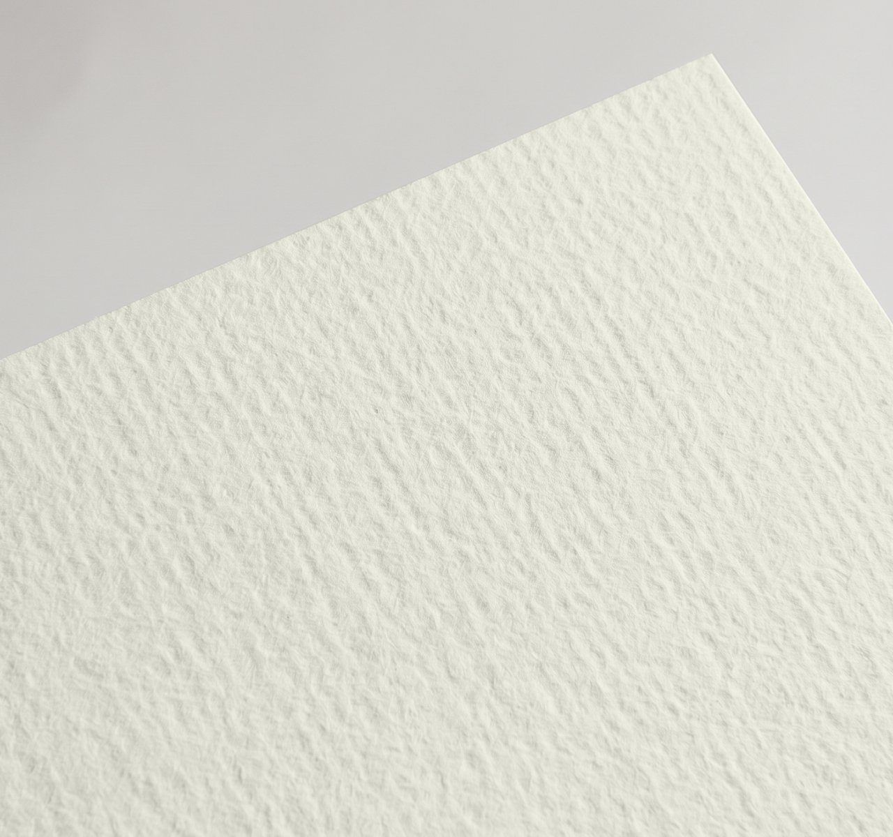 Acquerello Avorio, Avorio, uncoated, felt-marked on both sides (watercolour-style felt texture) paper swatch