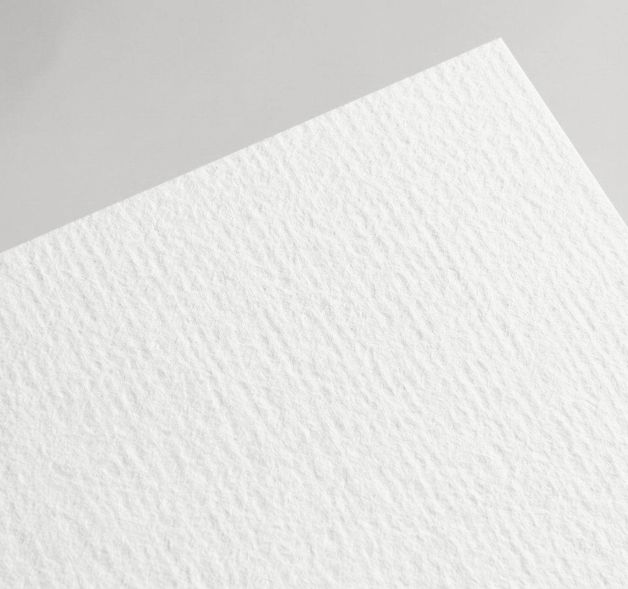 Acquerello Bianco, Bianco, uncoated, felt-marked on both sides (watercolour-style felt texture) paper swatch