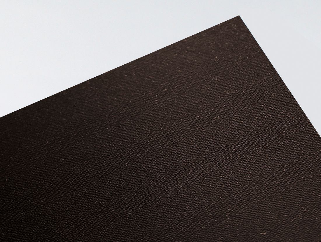 Savile Row Brown, rich cocoa brown paper swatch