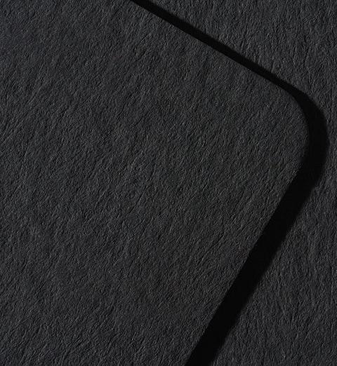 Gmund Heidi Dull Black 530gsm paper swatch