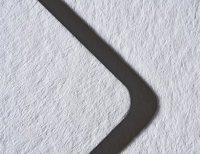Gmund Heidi Used White 530gsm, warm natural white, very slightly aged paper swatch