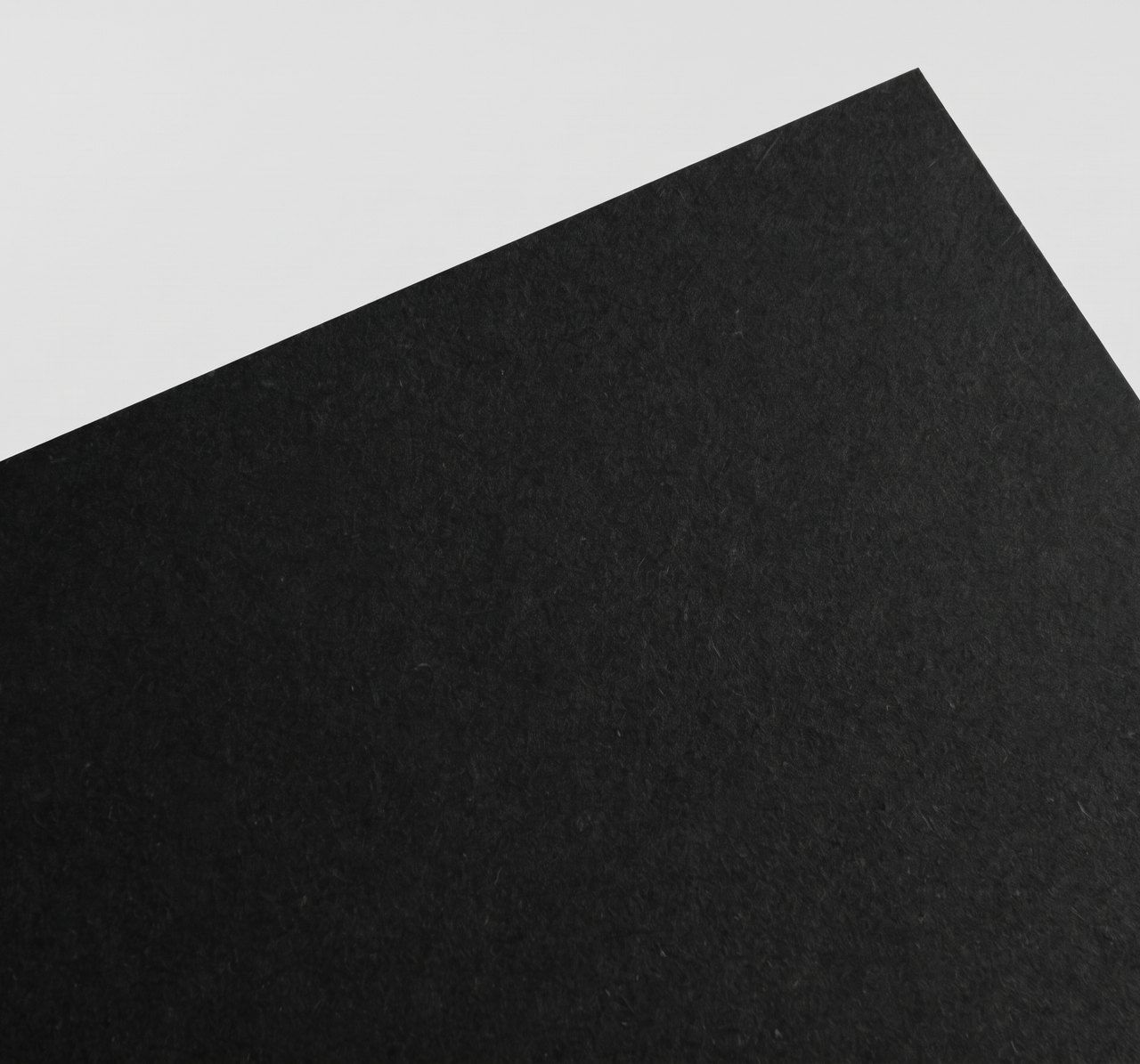 Black uncoated 32pt, black paper swatch