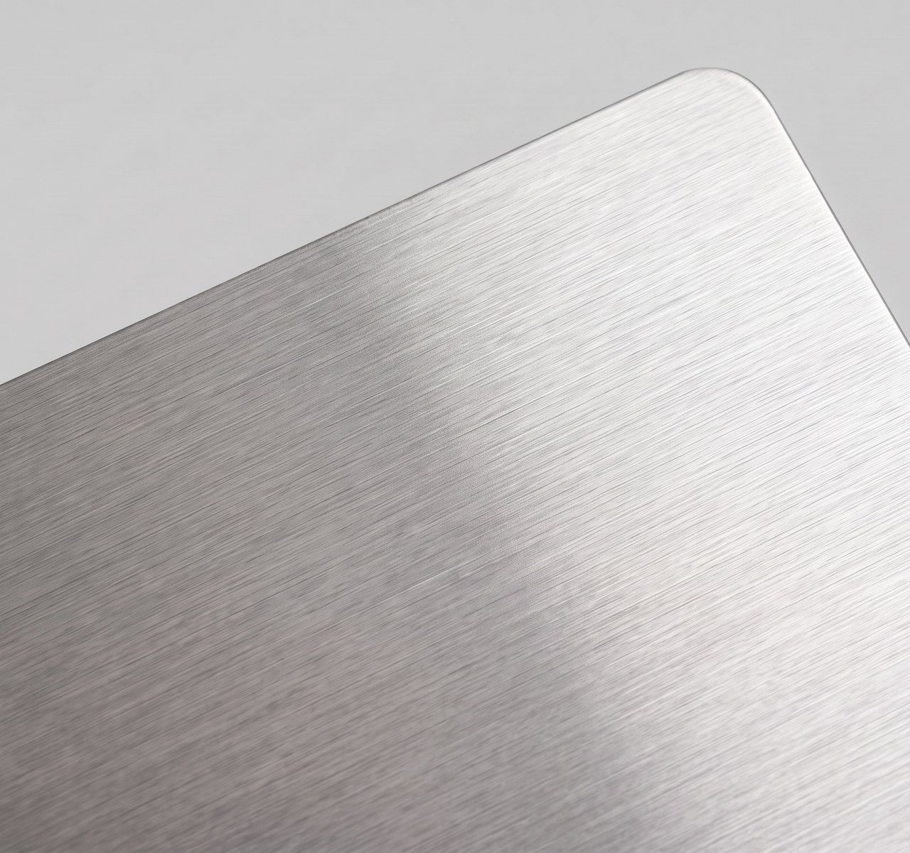 Brushed metal, cool silver paper swatch