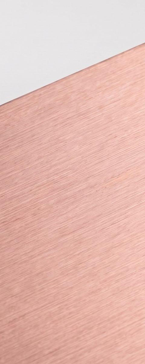 Brushed rose gold metal paper swatch