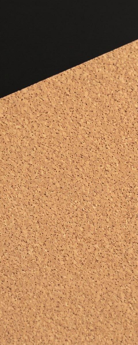 Natural cork sheet paper swatch