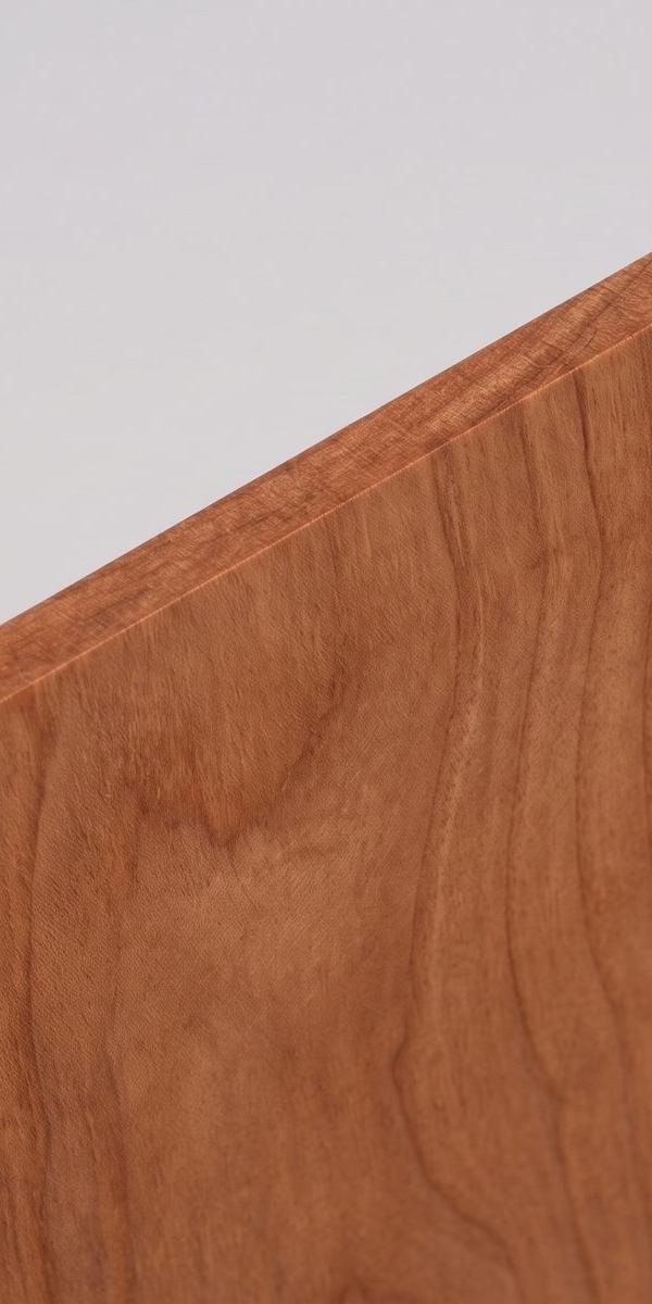 Solid cherry paper swatch: warm reddish brown