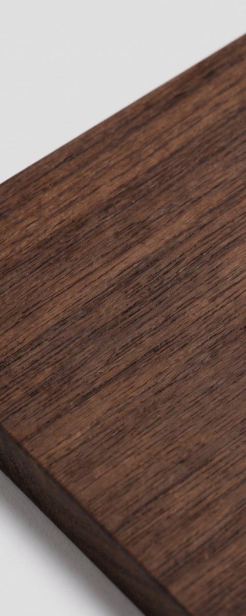 Solid walnut paper swatch
