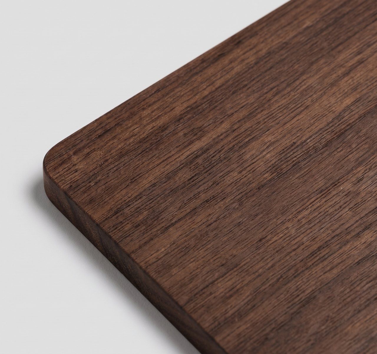 Solid walnut, deep cool chocolate brown paper swatch