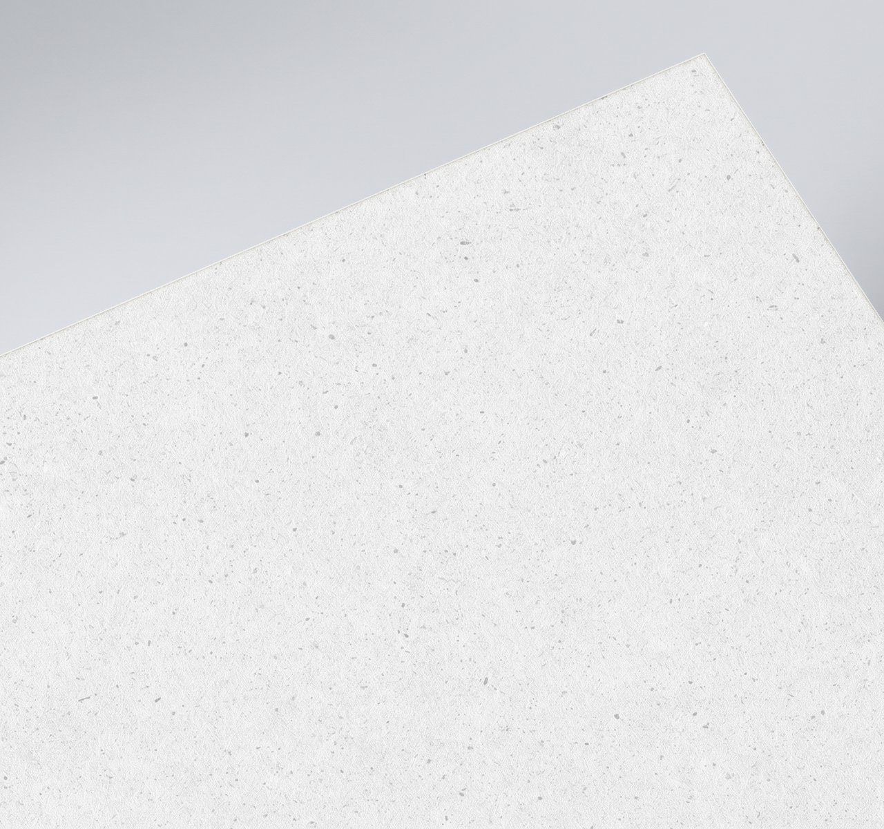 Gmund Manteco Re White, Re White, Soft, velvety cotton surface with a textile character and fine visible fibres paper swatch