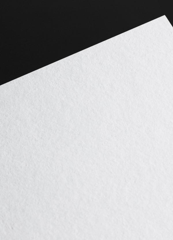 Materica Gesso paper swatch: bright off-white gesso