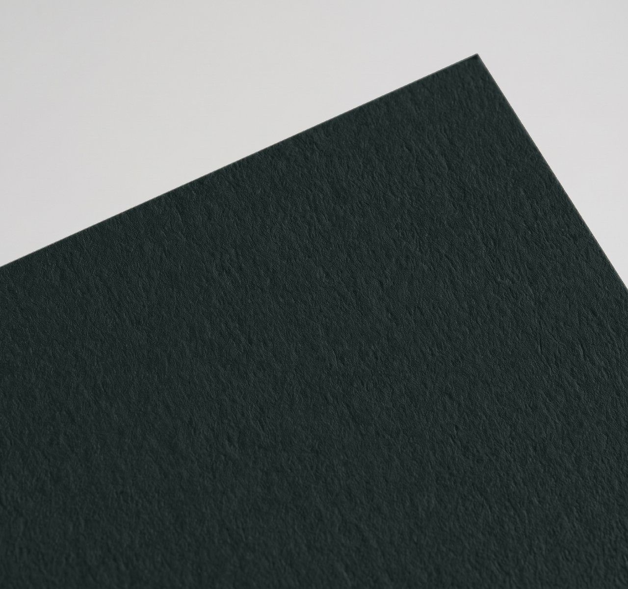Sirio Color Rough Royal Green, Royal Green, rough, high-bulk uncoated, pulp-dyed paper swatch