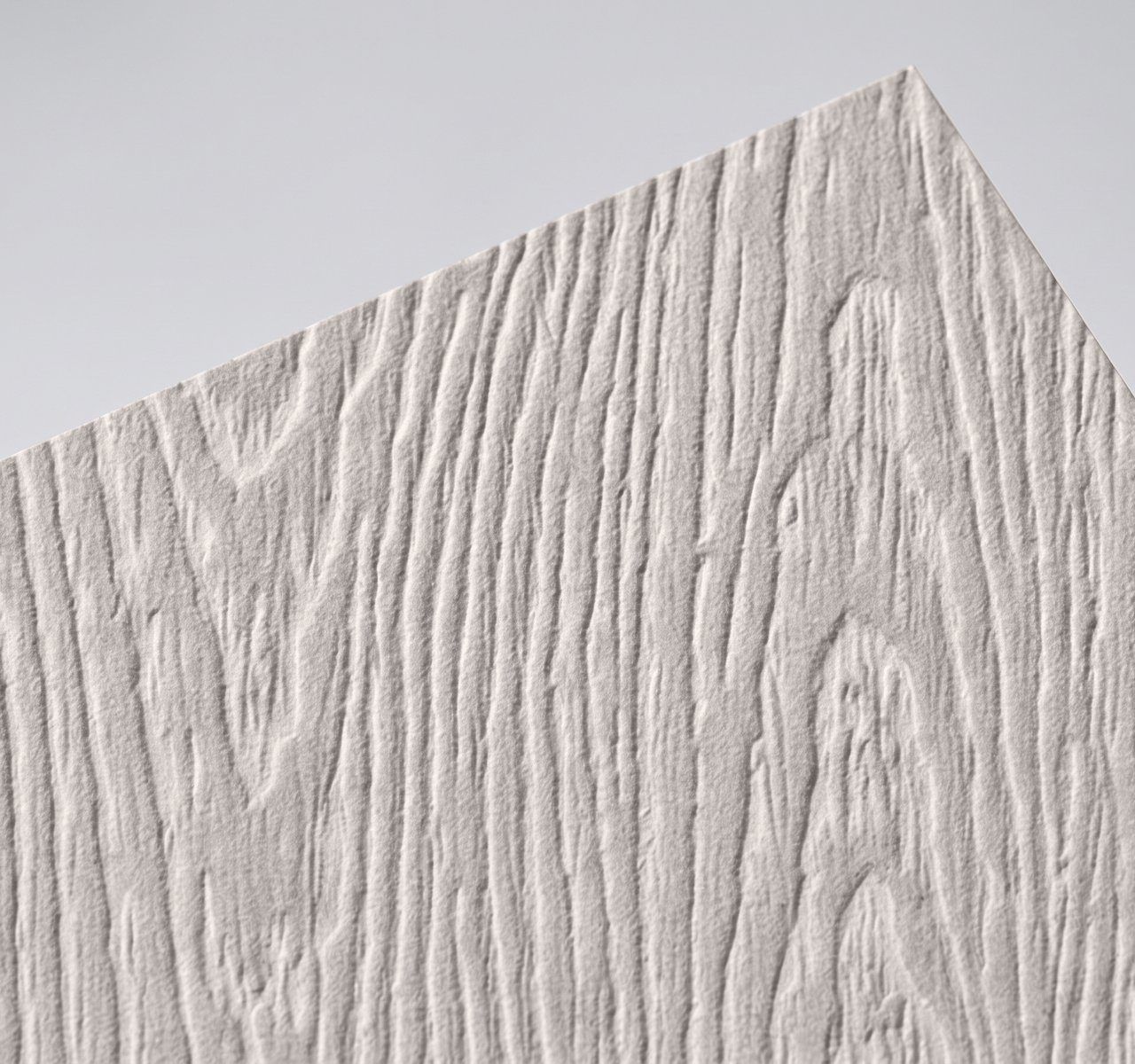 Gmund Urban Brasilia Grey, Brasilia Grey, Three architectural textures in four shared colours (Powder, Grey, Dust, Black) paper swatch