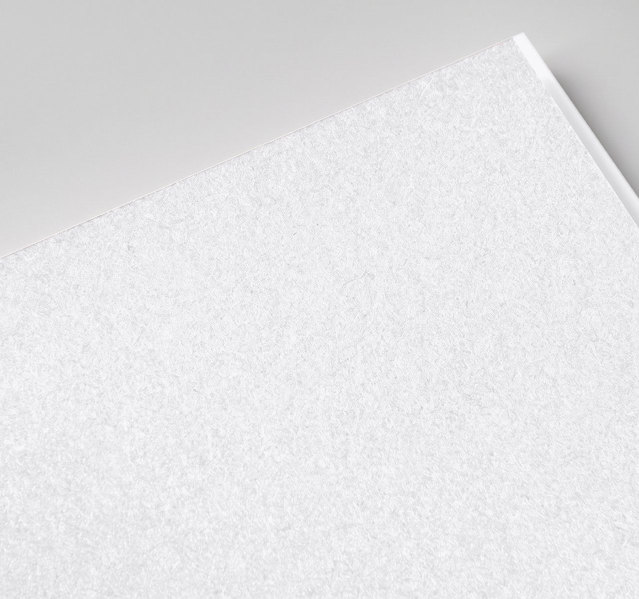Gmund Used Used 0, Used 0, Smooth-to-natural uncoated recycled board with small multicoloured inclusions paper swatch
