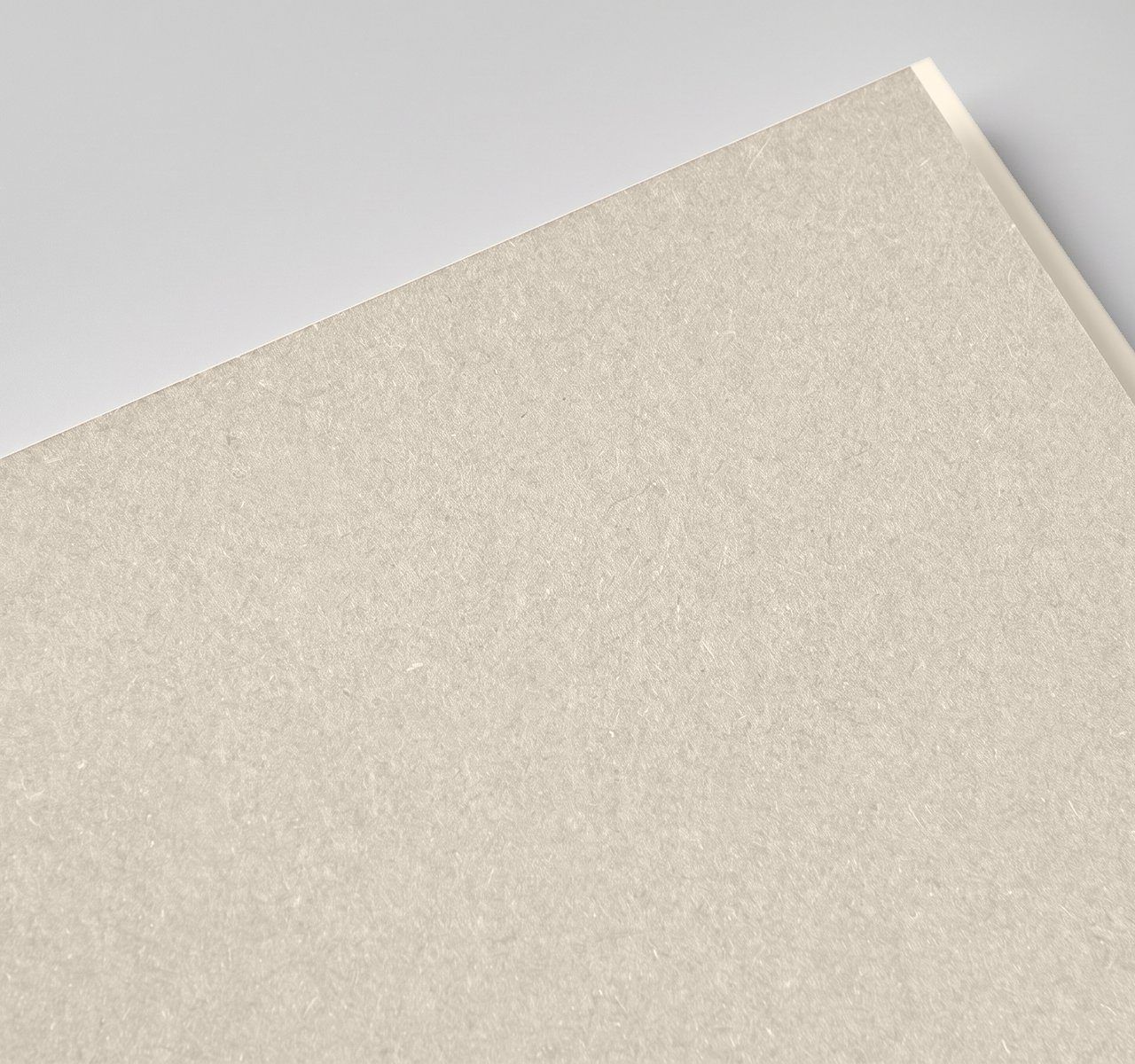 Gmund Used Used 1, Used 1, Smooth-to-natural uncoated recycled board with small multicoloured inclusions paper swatch