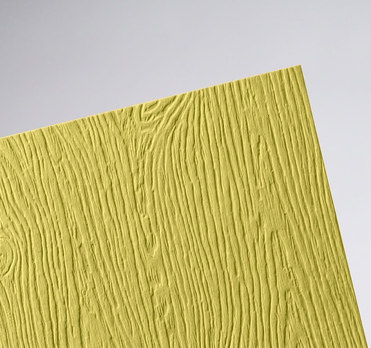 Gmund Wood Panga Solid, Panga Solid, Deep, natural wood-grain emboss with a slight sheen; colours named after real timbers paper swatch