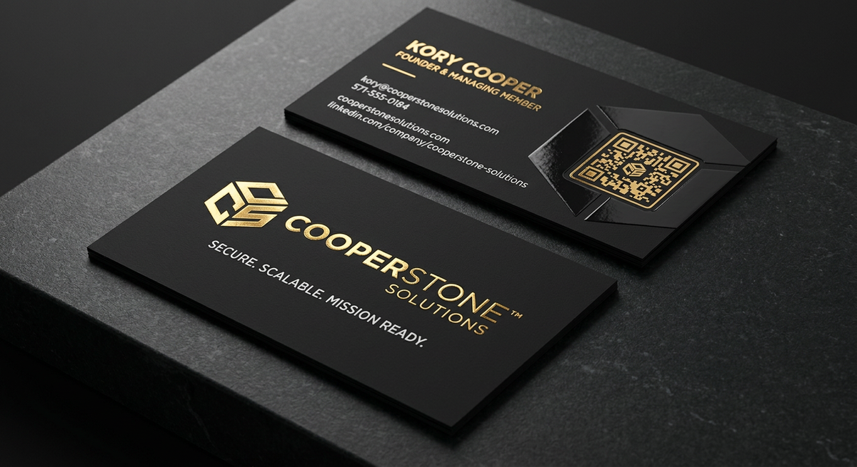 16pt Uncoated concept: 16pt Uncoated · Hot Chenhui 101 Yellow Gold Foil (Gold) · Raised Spot UV · 16pt (≈0.41 mm)