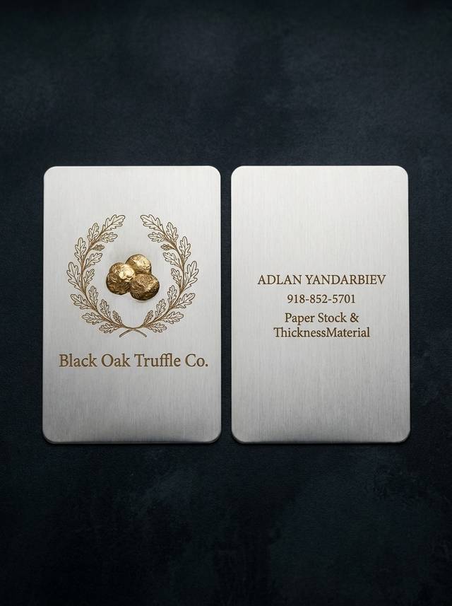 The Wildcard: Metal & Etch concept: stainless steel, 0.25mm · chemical etch, gold-tone reveal