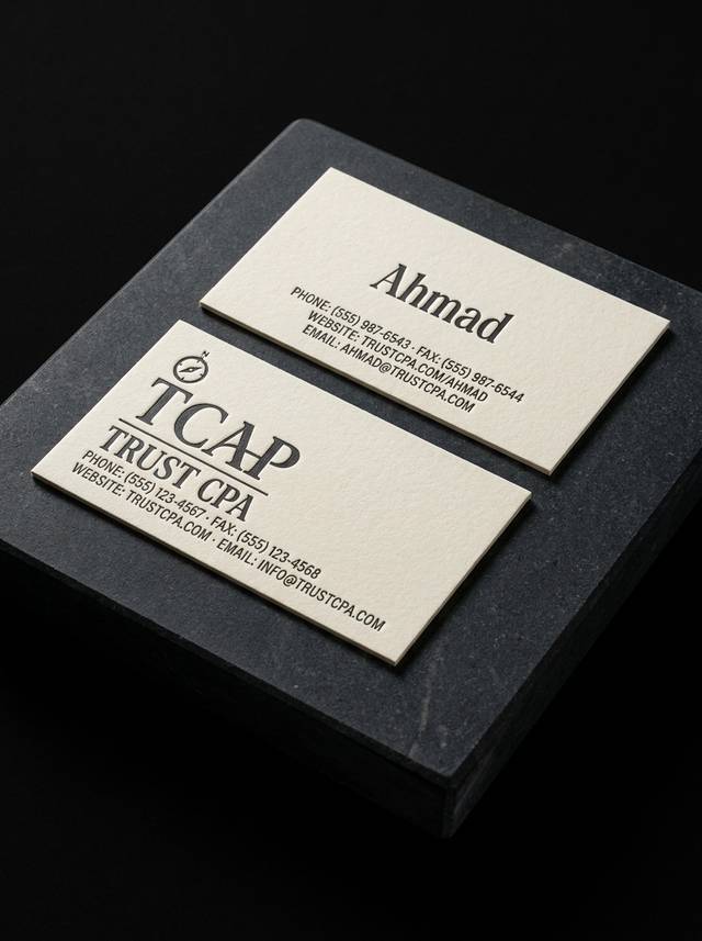 Uncoated Smooth 32pt (Bright White) concept: Uncoated Smooth 32pt (Bright White) · Letterpress (1 Spot Color)