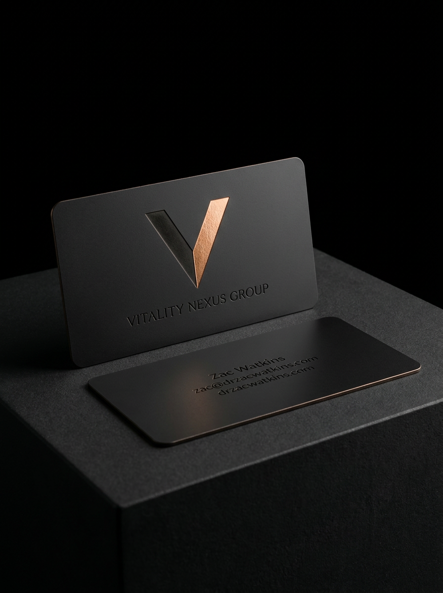 Matte black metal (anodised / powder-coated steel) concept: Matte black metal (anodised / powder-coated steel) · rose gold / Chenhui 194 Lt Copper Foil · Laser deboss