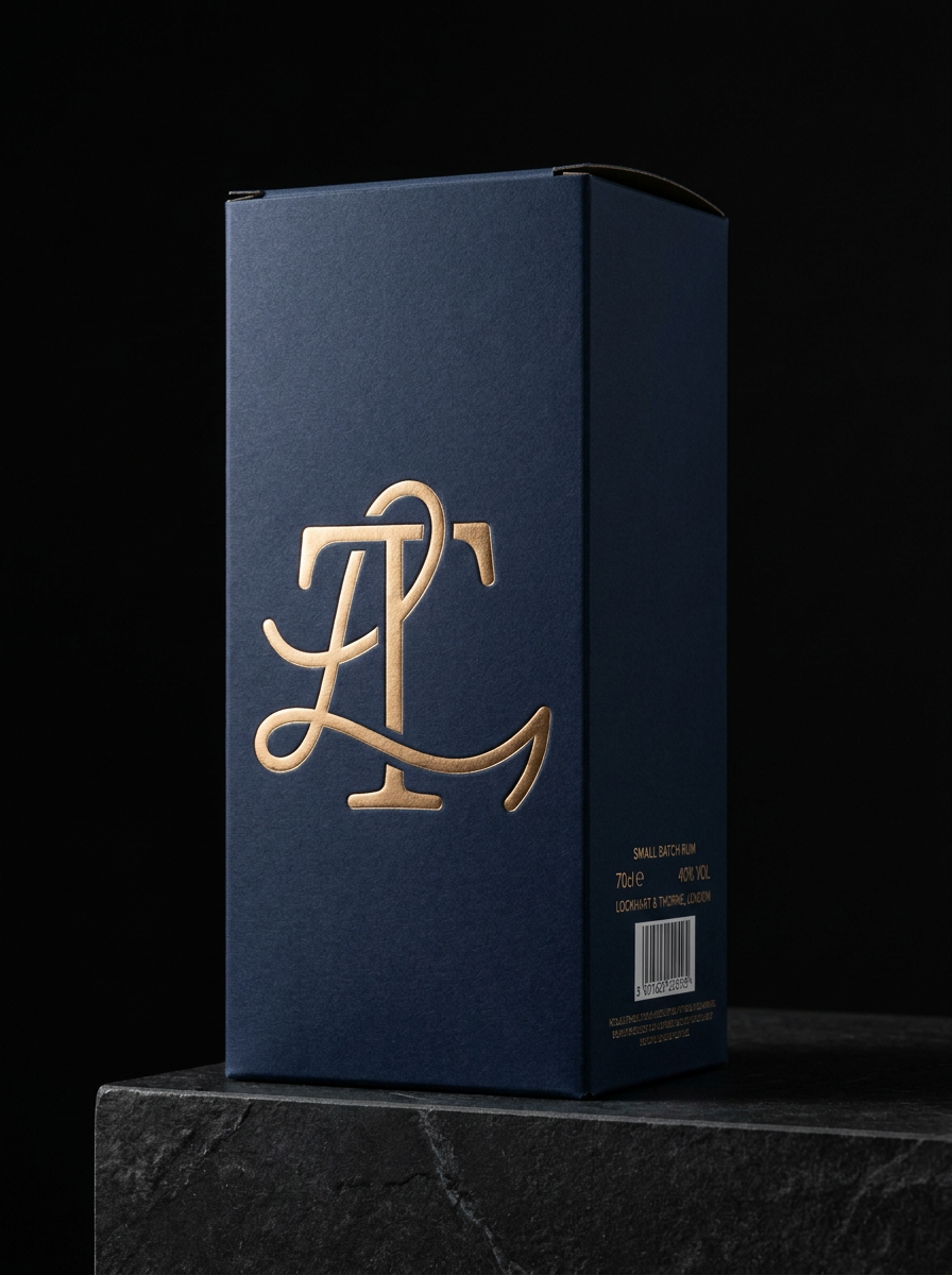 Reverse tuck-end carton concept: sbs carton · foil_stamp · emboss