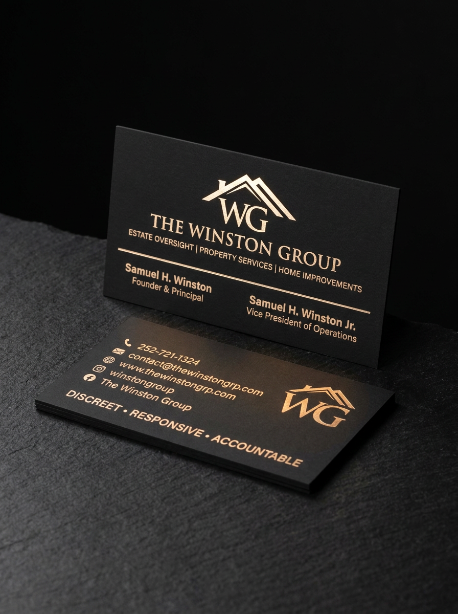 Gmund Heidi Dull Black 530gsm (dyed-through matte black, deep felt texture) (530gsm) concept: Gmund Heidi Dull Black 530gsm (dyed-through matte black, deep felt texture) (530gsm) · Chenhui 143-3M Olive Foil · Gold foil stamp · 32pt