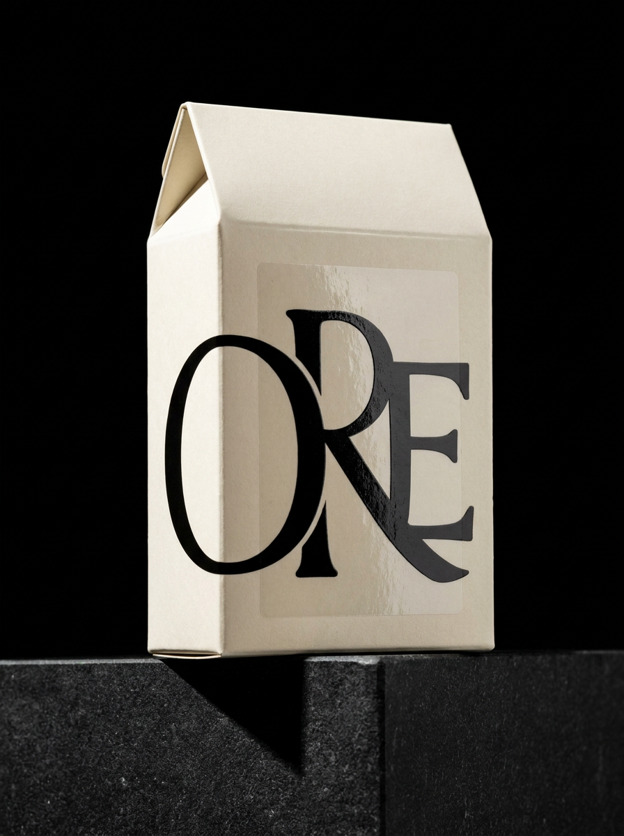 Reverse tuck-end carton concept: sbs carton · window_patch · spot_uv