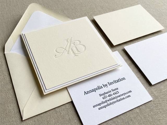 Duplex Restraint concept: 24pt cream/24pt bright white cotton duplex · duplex letterpress impression, two-ply visible edge