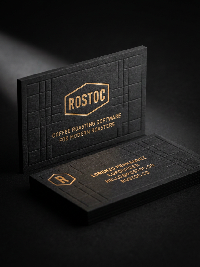 60pt Black Uncoated Duplex concept: 60pt Black Uncoated Duplex · White Foil Stamp (Front) · White Foil Stamp (Back)