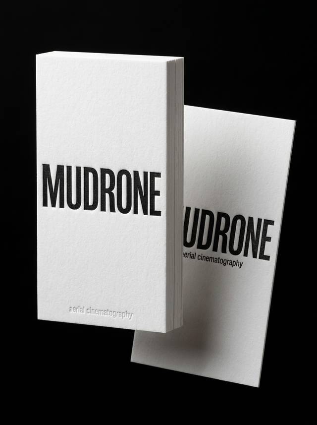 Altitude concept: 48pt cotton · letterpress · blind deboss