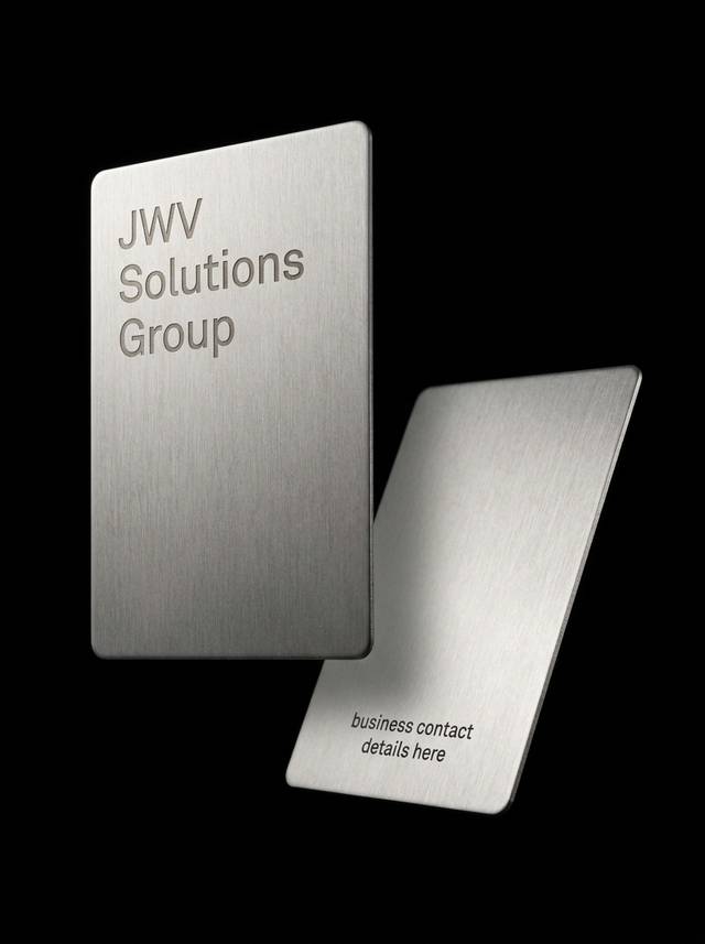 The Material Statement concept: stainless steel 0.5 mm · chemical etching · matte brushed