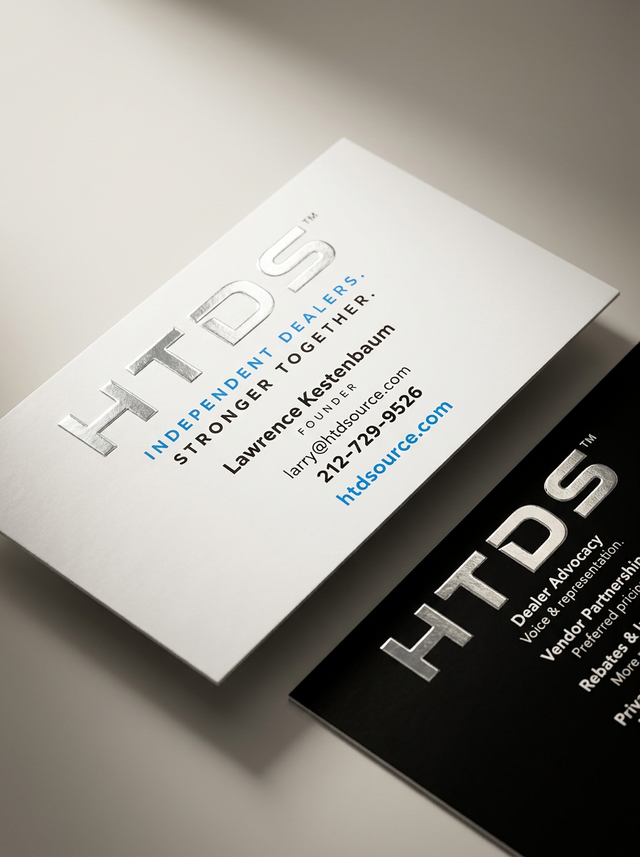 16pt Silk Laminate concept: 16pt Silk Laminate · Silver Foil (Front & Back)